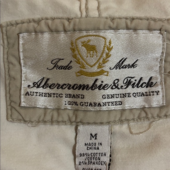 Abercrombie Cream Hooded Jacket - Picture 3 of 4